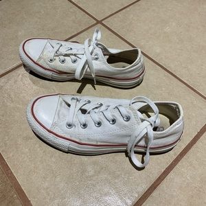 White Low Top Converse